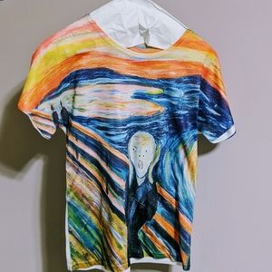 Nwot Custom made art top XS/S